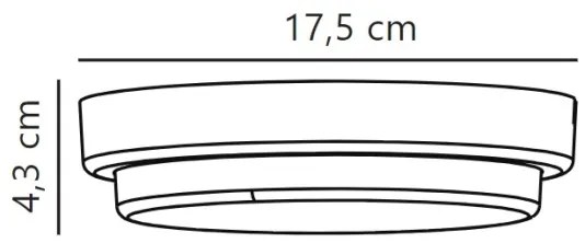 Nordlux -LED Kültéri fali lámpa CUBA LED/6,5W/230V IP54 átm. 17,5 cm fehér