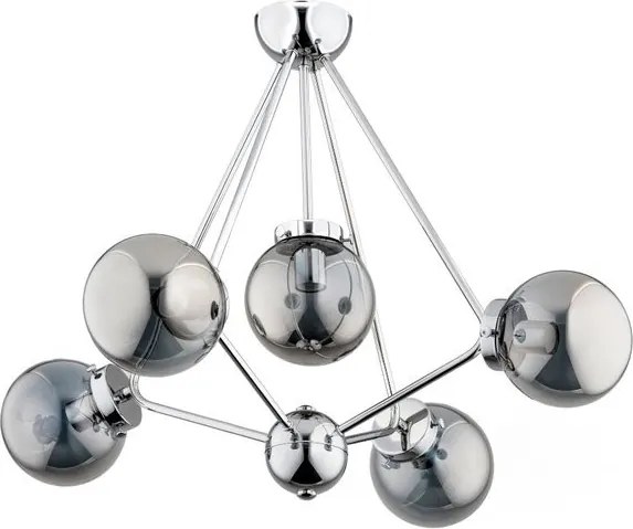 ALFA 61075 SEYNO Mennyezeti Csillár Króm, Ezüst E14 IP20