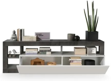 TV-állvány LENOR fehér/antracit