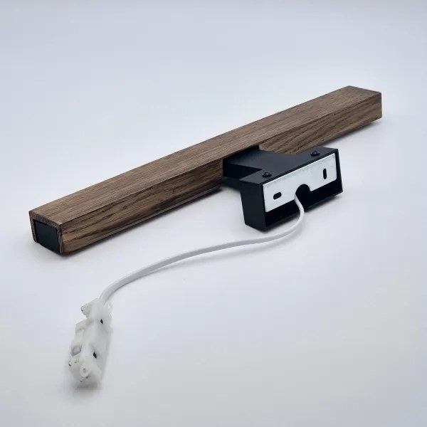 Brilagi-LED fürdőszobai tükörvilágítás WOODY MIRROR LED/8W/230V IP44 tölgy/feket