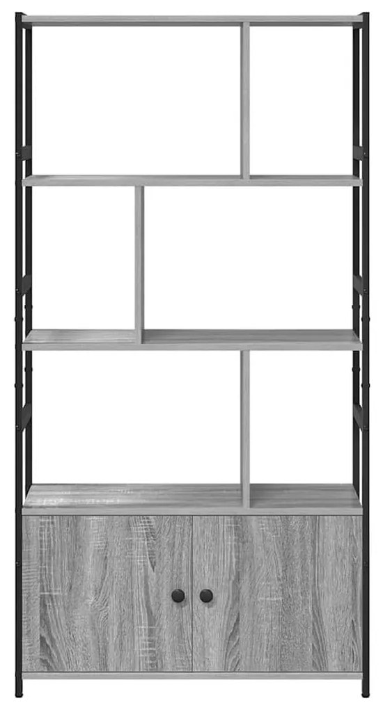 Könyvespolc Szürke sonoma 80 x 30 x 155.5 cm Faanyag