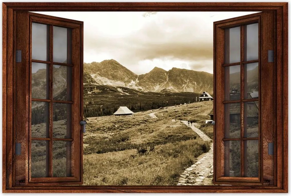 Poszterek 60x40 Tátra Lengyel hegyek Kilátás