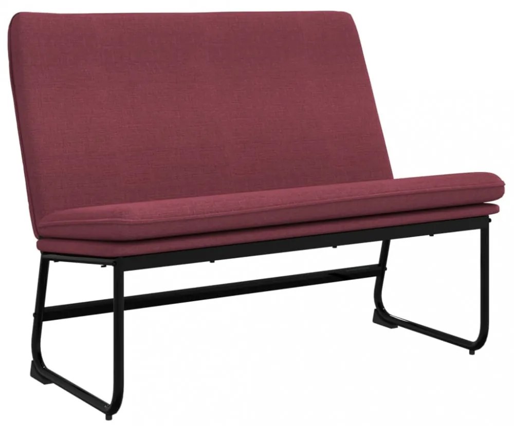 bordó szövetpad 100 x 75 x 76 cm