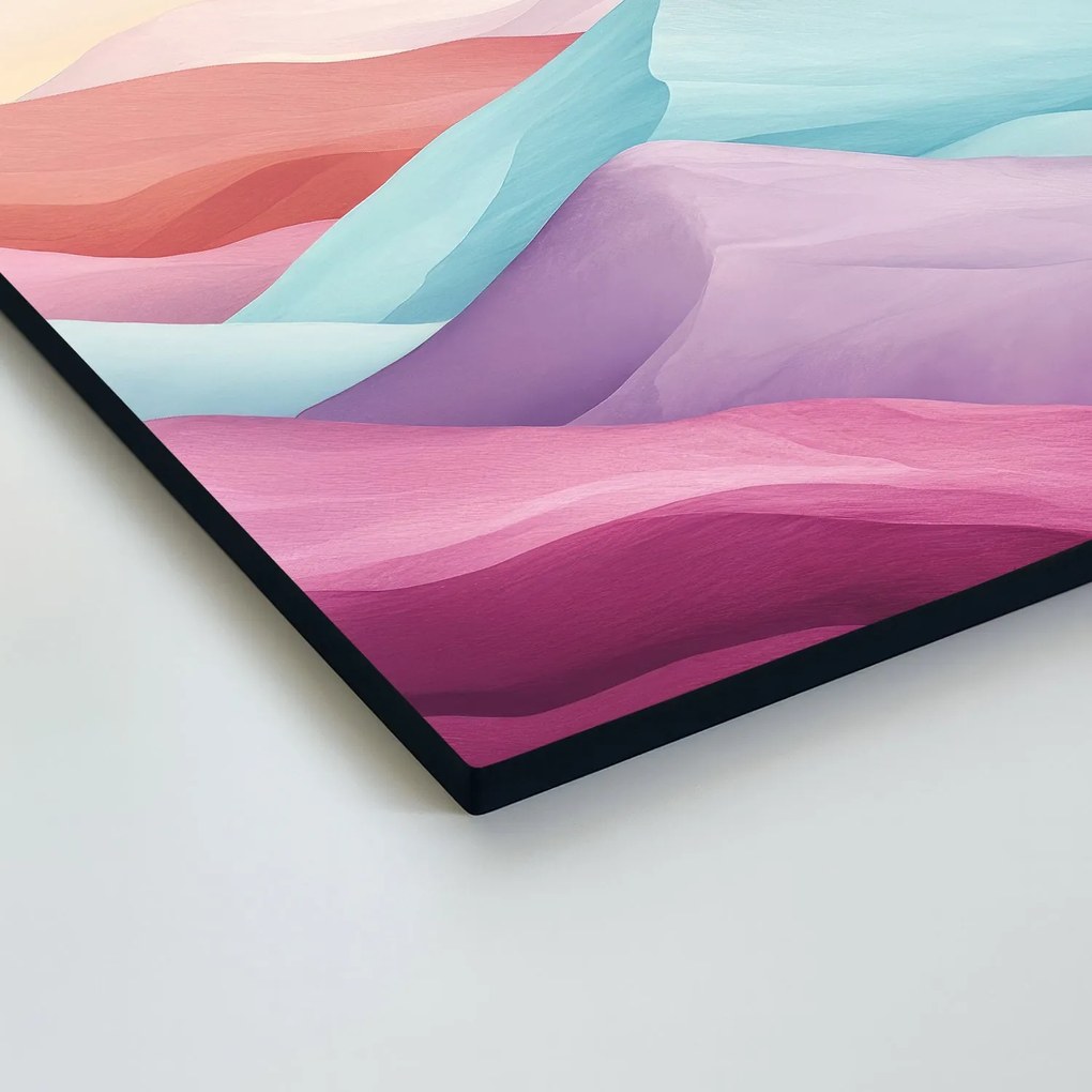 DUBLEZ | Nagy többdarabos kép - Színes hegyvidék