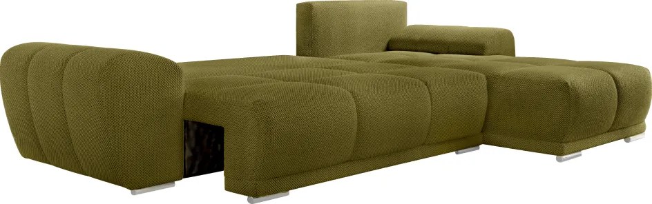 Univerzális ülőgarnitúra, olívazöld, KERIM ROH