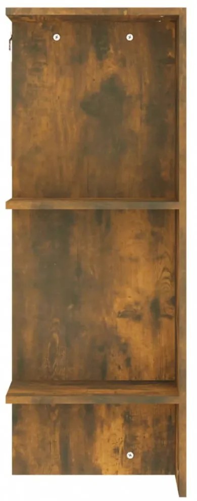 füstös tölgy színű szerelt fa előszobaszekrény 97,5x37x99 cm