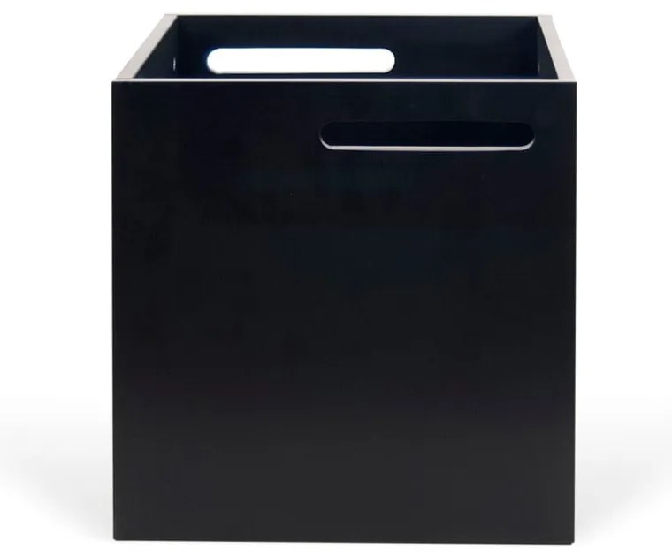 Berlin fekete tárolódoboz könyvespolchoz - TemaHome