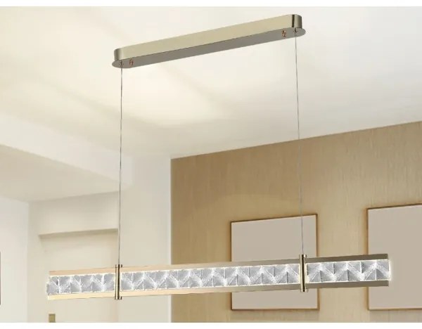 LED fényerőszabályozható kábelre függesztett csillár ENRIQUE LED/20W/230V 3000-6000K +távirányító