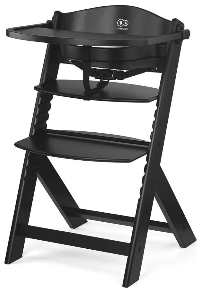 KINDERKRAFT - Gyermek étkezőszék ENOCK Premium fekete