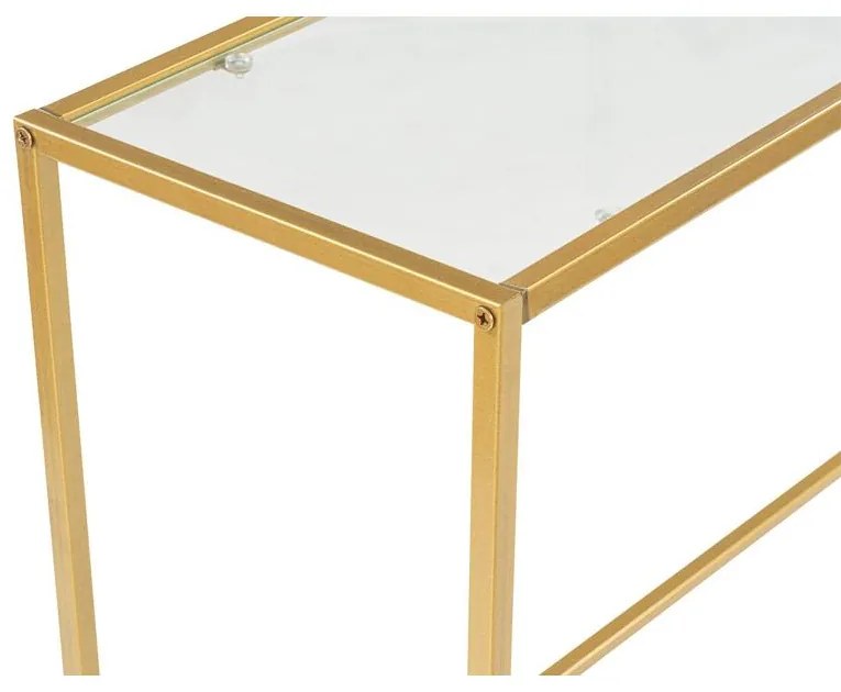Konzolasztal Canvas - Gold