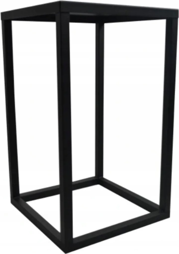 SIMPLE-16 Virágágyás 40cm fém fekete 1 szintes