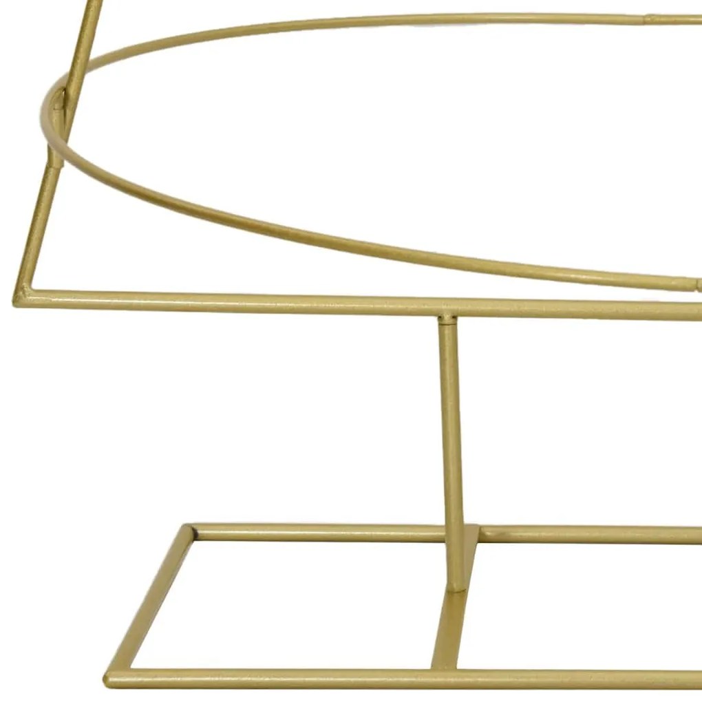 Fém karácsonyfa állvánnyal Arany 150 cm Porszórt Acél