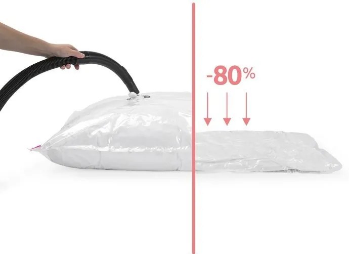 Vákuumos tároló zacskók 70 l + 120 l, átlátszó