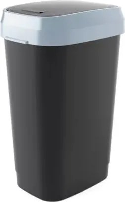 Billenős szemetes, 50 l, CURVER Dual, fekete (UCCDUAL)