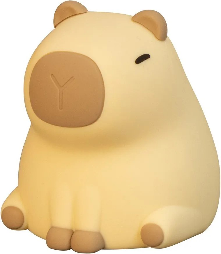 Világossárga gyerek éjjelilámpa Capybara – Fischer &amp; Honsel