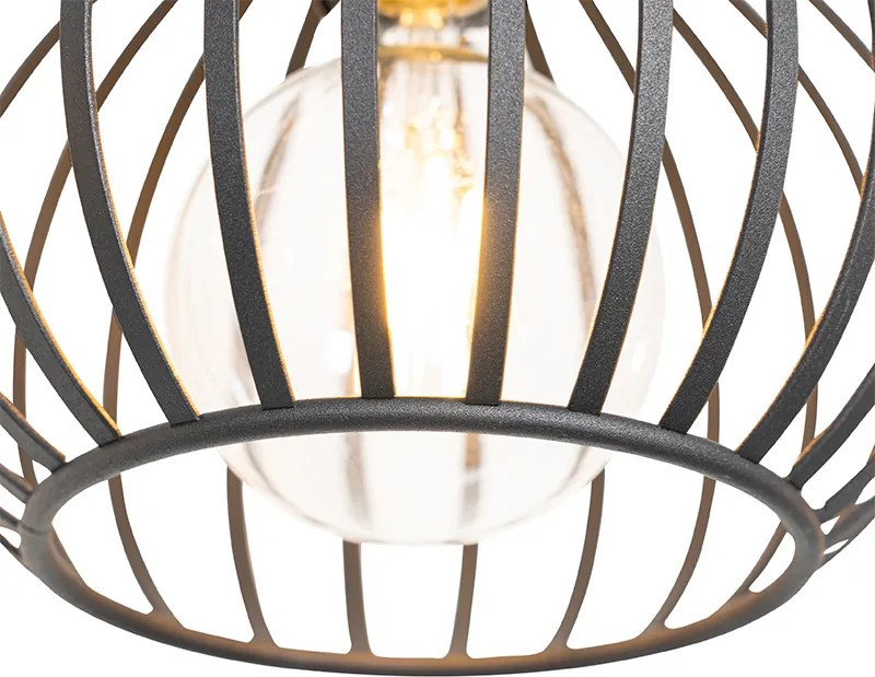 Okos függőlámpa fekete 4 izzós, 4 Wifi G95-tel - Saffira