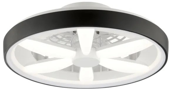 Brilliant - GAIANO LED/48W/230V RGBW mennyezeti ventilátor fekete +DO