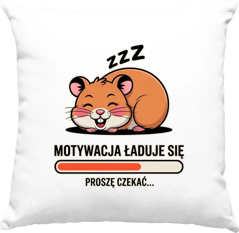 Motivációs párna mém töltettel 1 Fehér