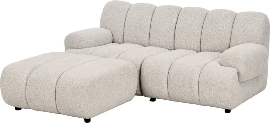 Taza 2,5 személyes kanapé, puffal, balos