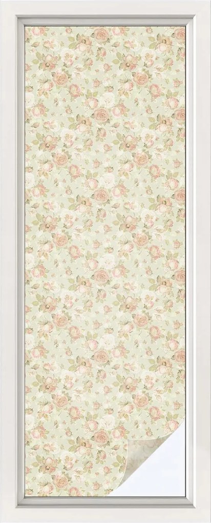 Furnérfólia Adatvédelem Szélvédőkhöz és Ablakokhoz Virágos elegancia 50x146