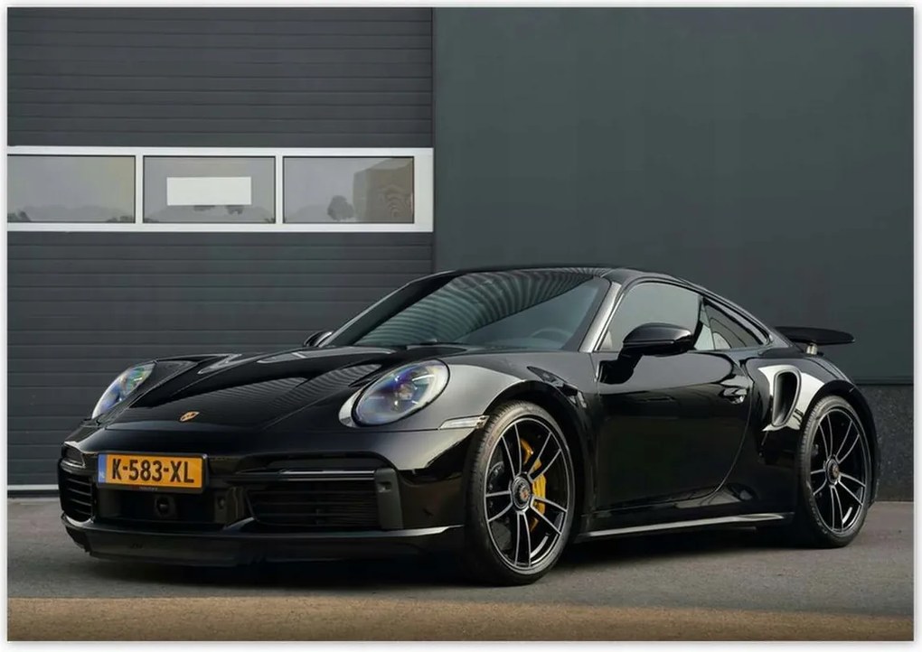 Poszterek 100x70 Fekete Porsche Autó