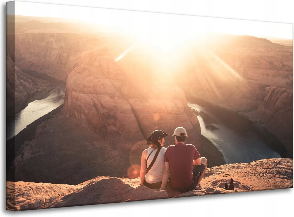 Vászonkép Grand Canyon Pár Nap Folyó 100x60