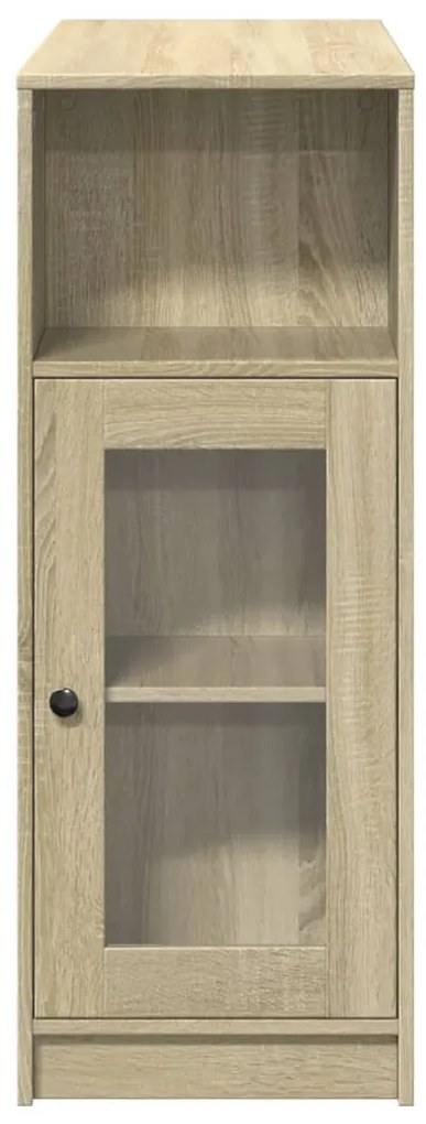 sonoma tölgy szerelt fa bárasztal tárolókkal 101x40x103,5 cm