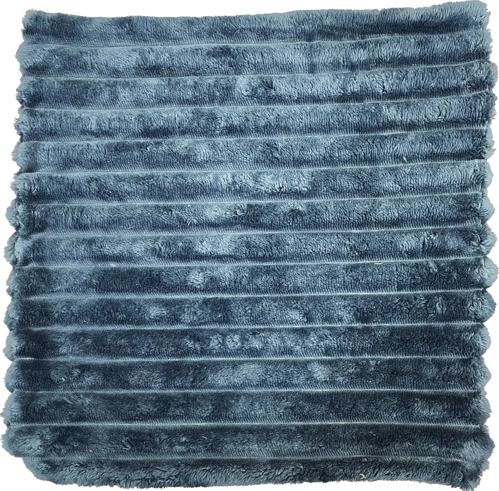 Smukee Dekoratív csíkos párnahuzat 40 x 40 cm sötétkék 710