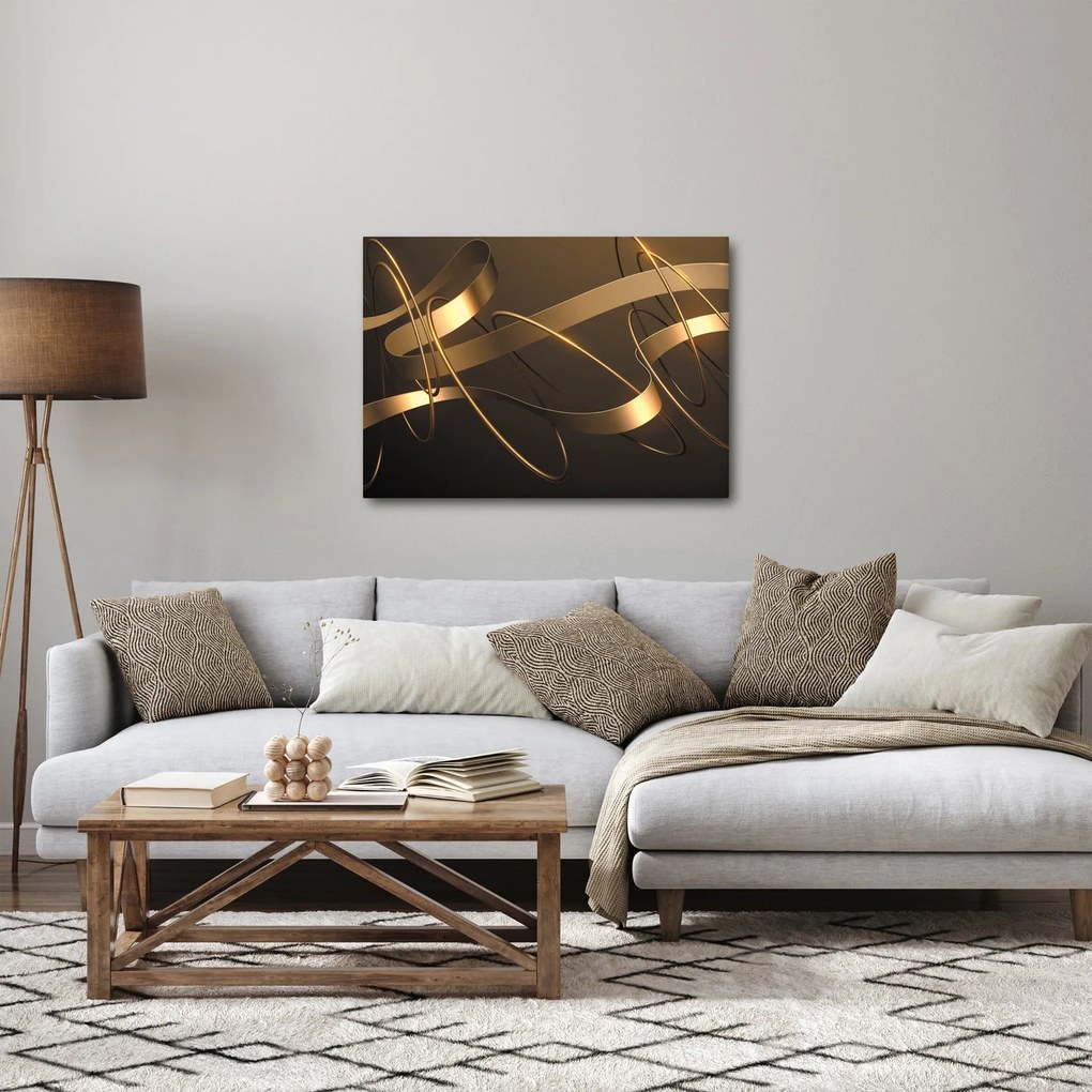 Kép - bronz szalagok (70x50 cm)