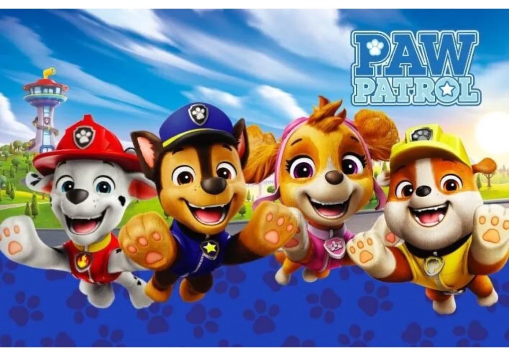 Mancs Őrjárat Rescue Mission lábtörlő, fürdőszobai kilépő 40x60 cm