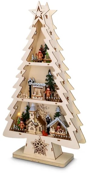 Brilagi - LED karácsonyfa dekoráció LED/3xAA