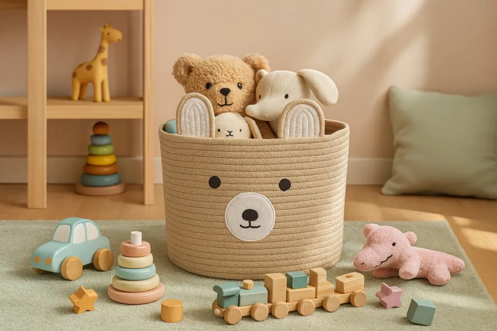 Tároló doboz fogantyúval 32 x 22 x 20 cm - s méret