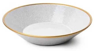 16 darabos szürke/arany porcelán étkészlet