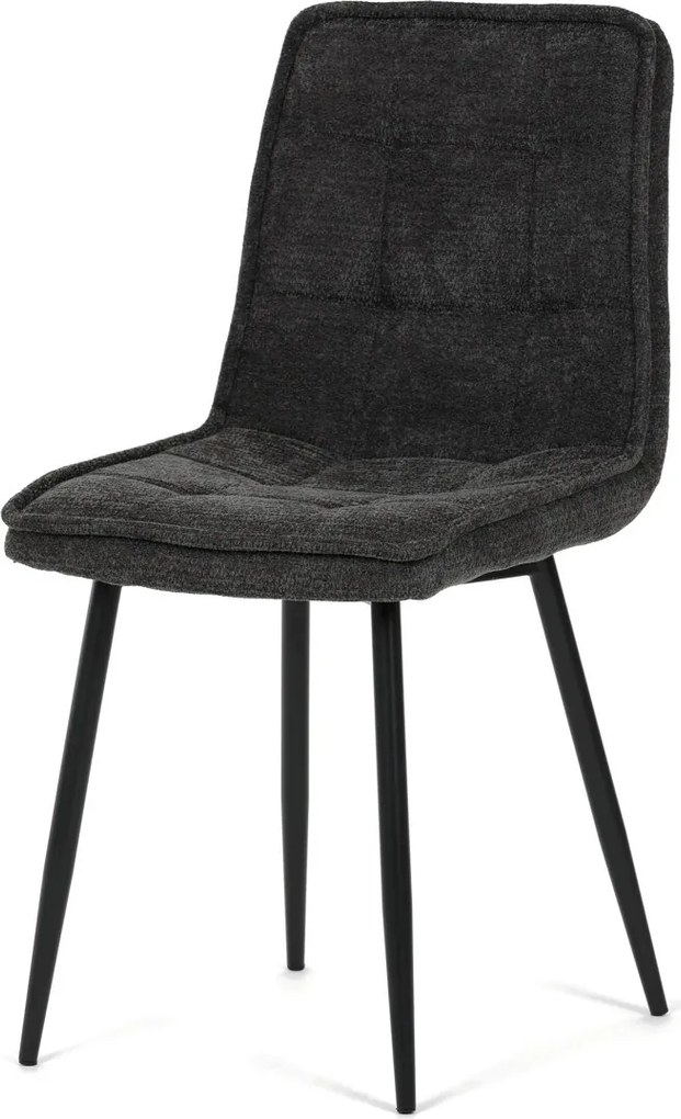Jídelní židle, šedá, látka, CT-G2048 GREY2