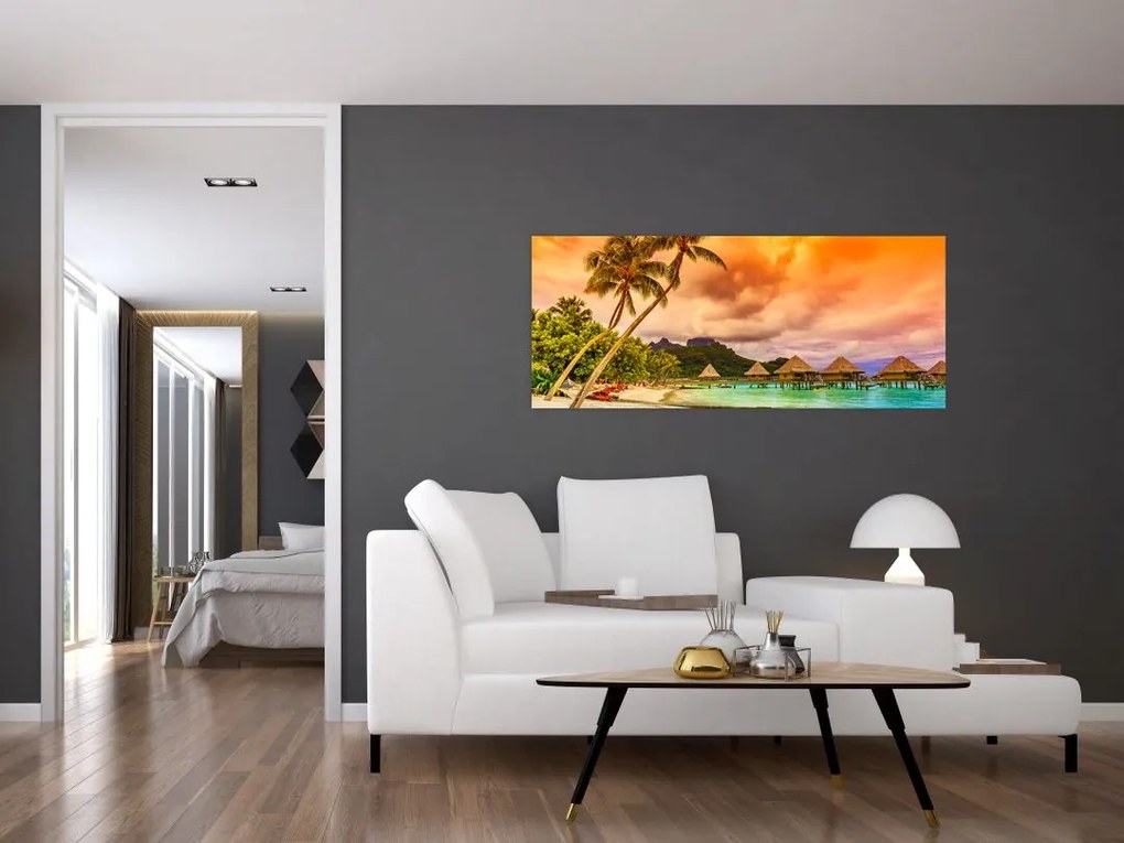 Kép - Bora Bora szigete (120x50 cm)