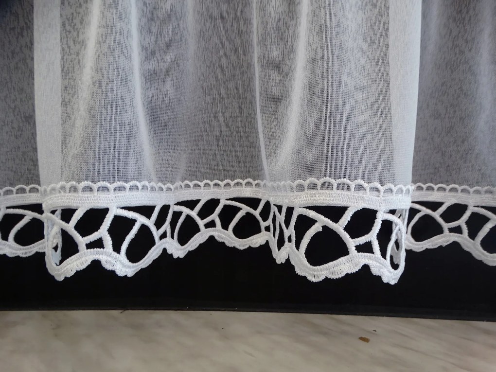 Mg Irigység markizeta Enzo fehér gipiura 73337 150x40cm