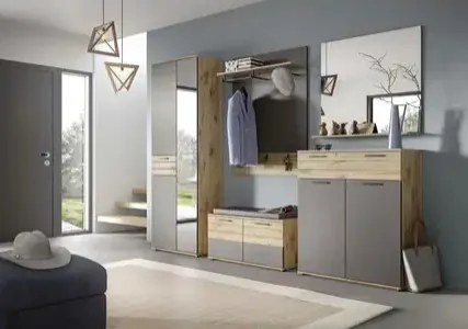 Mason 2 ajtós, 1 fiókos cipősszekrény