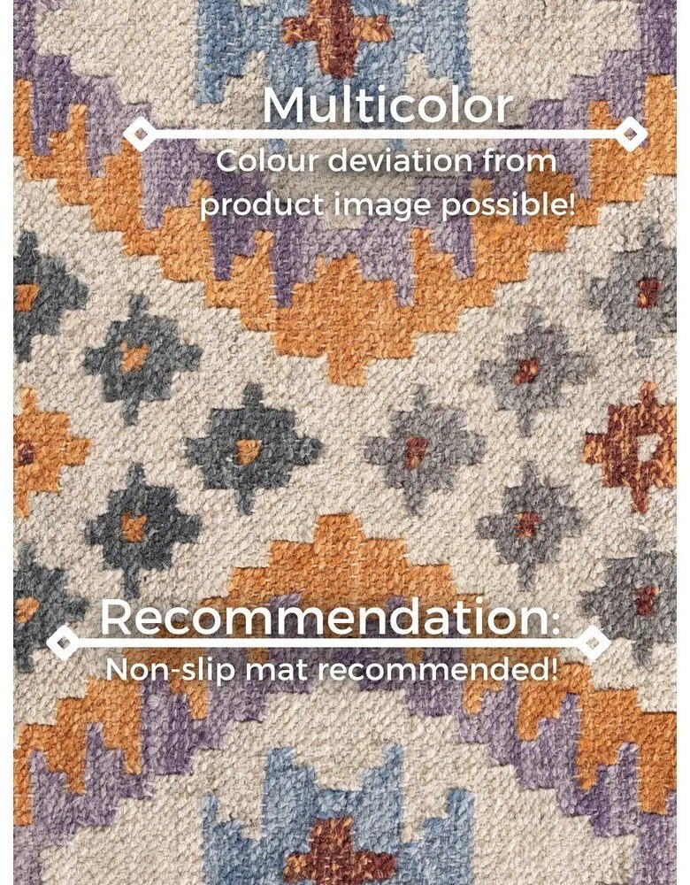 Kétoldalas kézi szövésű gyapjú szőnyeg 160x230 cm Kamal Oasis – Nouristan