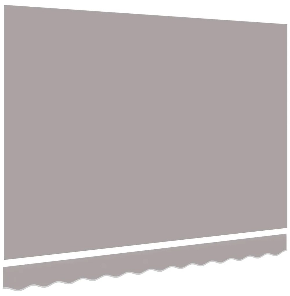 Napernyő Csere Anyag 300 x 250 cm keretre Világosszürke