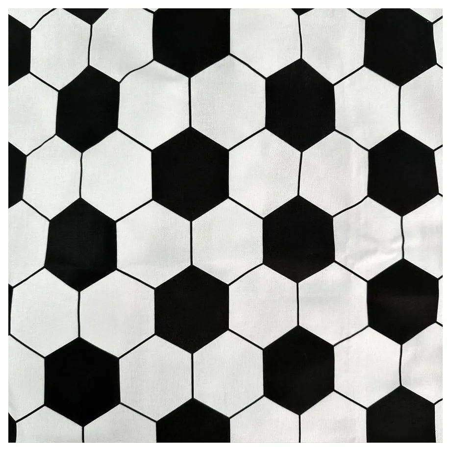 Zöld egyszemélyes pamut gyerek ágyneműhuzat 140x200 cm Football – Jerry Fabrics