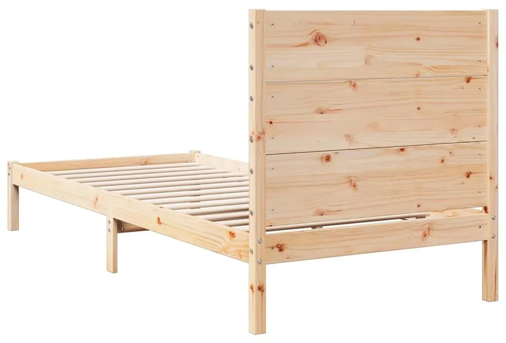 tömör fa extra hosszú ágykeret matrac nélkül 90 x 220 cm