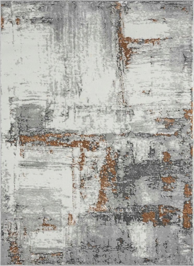 Nappali szőnyeg 200x300cm,plüss haj,krém bézs beton márvány minta