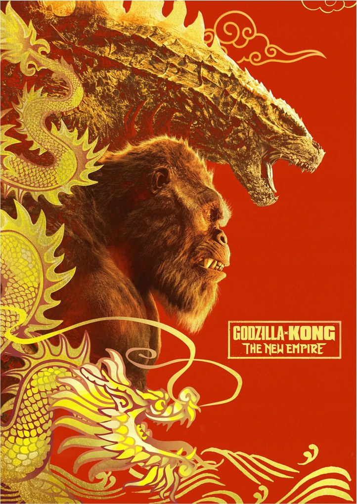 Poszter Godzilla x Kong The New Empire Godzilla és Kong Új birodalom