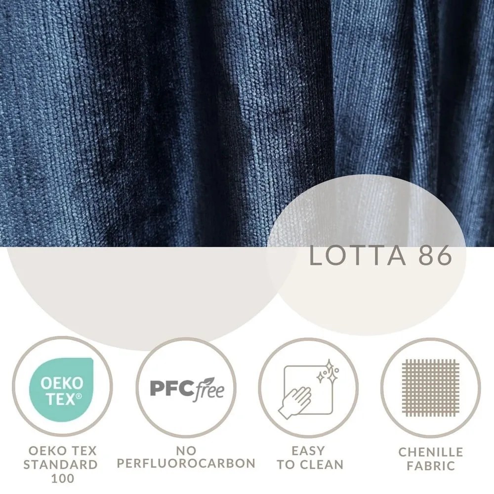 Sötétkék ágyneműtartós boxspring ágy 160x200 cm Voyage – Maison de Rêve