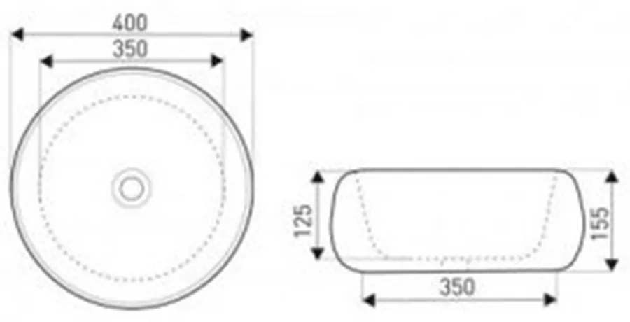 KR-802 Gold kerámia design mosdó