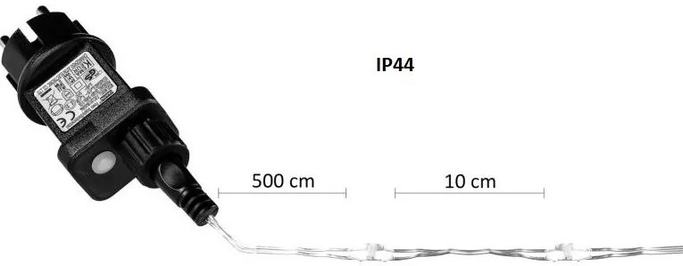 VOLTRONIC® LED lánc 2x 200 LED Hideg fehér