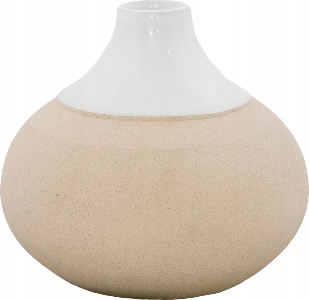 Kerámia Rózsa Váza, bézs