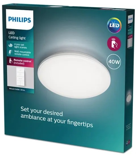 Philips - LED Dimmelhető mennyezeti lámpa WINCEL LED/40W/230V 2700-6500K + távirányító