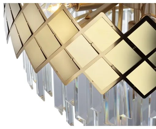 Csillár rúdon CARISMA 9xE14/40W/230V arany