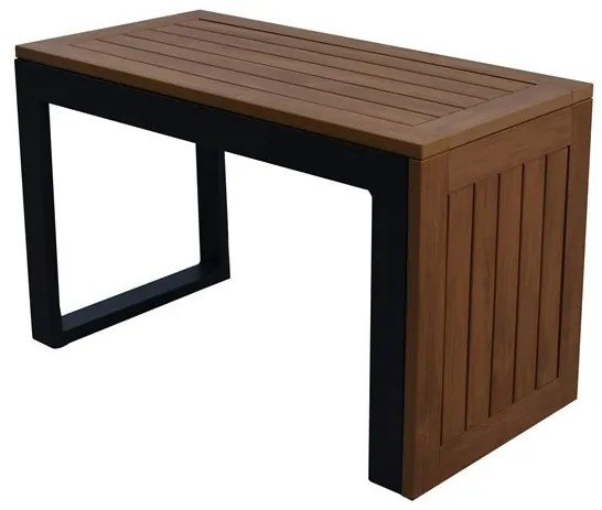 Kerti Garnitúra, Alumínium + Polywood, Szürke. GREY